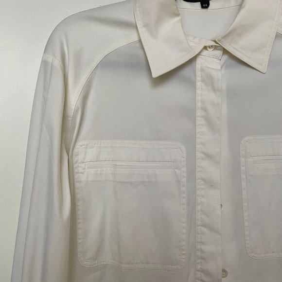 GUCCI White Button-Up Top